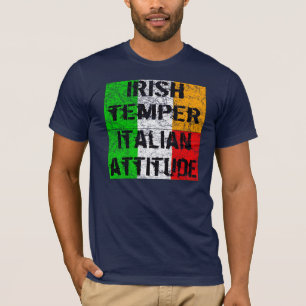 Italiensk inställningT-tröja för irländskt humör T Shirt