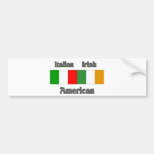 Italiensk irländsk amerikan bildekal