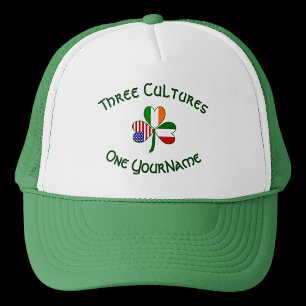 Italiensk irländsk amerikansk Shamrock-Personlig Keps