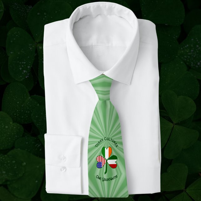 Italiensk irländsk amerikansk Shamrock-Personlig Slips (Skapare uppladdad)