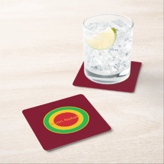 Italiensk jul underlägg papper kvadrat