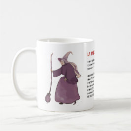 Italiensk jultomte La Befana Dictionary Art Kaffemugg