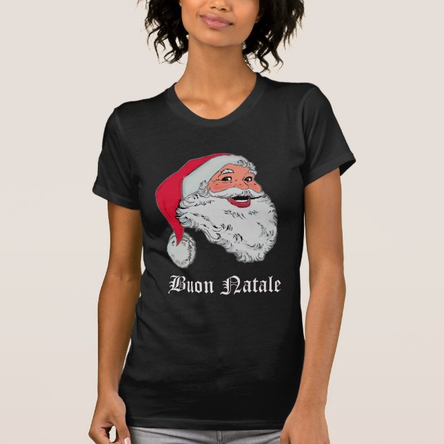 Italiensk jultomten tee shirt (Framsida)
