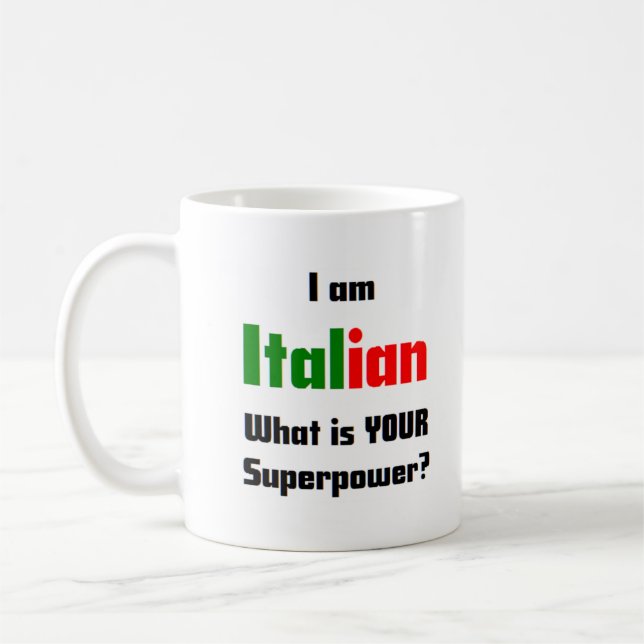 italiensk kaffemugg (Vänster)