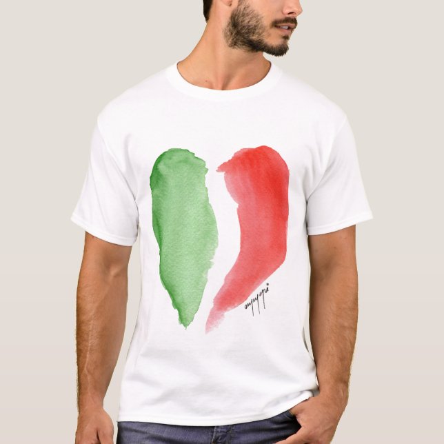 Italiensk kärlek tee shirt (Framsida)