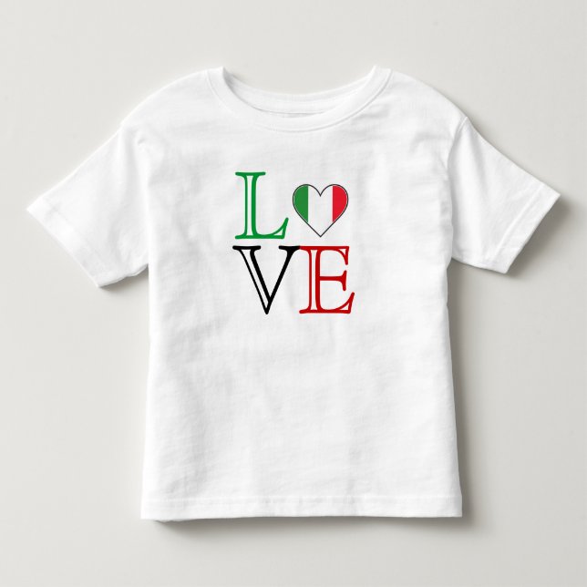 Italiensk kärlekT-tröja Tee Shirt (Framsida)