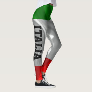 Italiensk kondition för flaggaITALIA Leggings