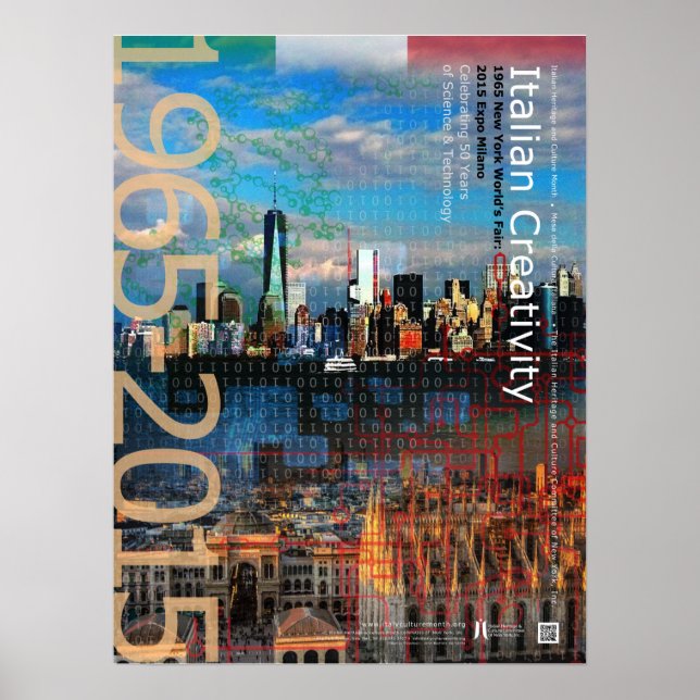 Italiensk kreativitet 2015 Poster (Framsidan)