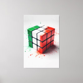 Italiensk kub canvastryck