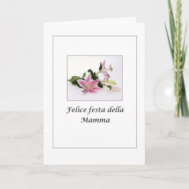 Italiensk Mamma för Felice festadella - italienare Kort (Framsida)