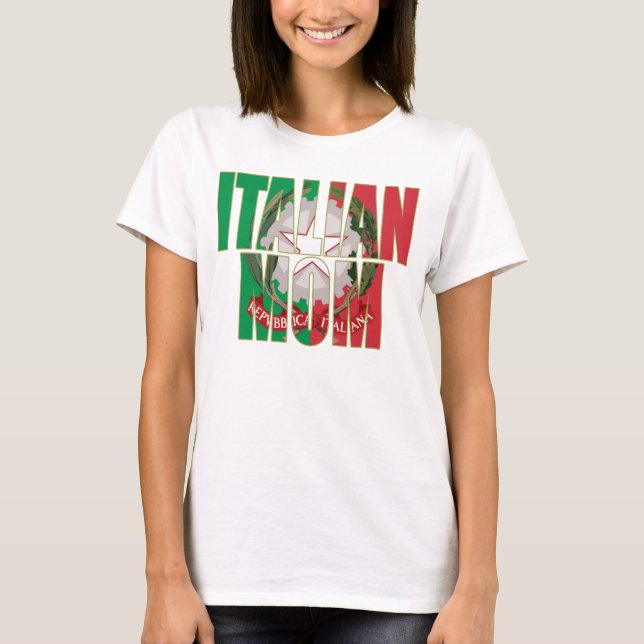 Italiensk mamma t-shirt (Framsida)