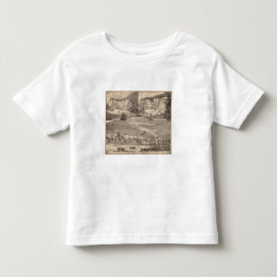 Italiensk marmor mal och bryter sten tee shirt