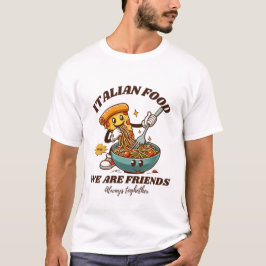Italiensk mat (pizza) t shirt