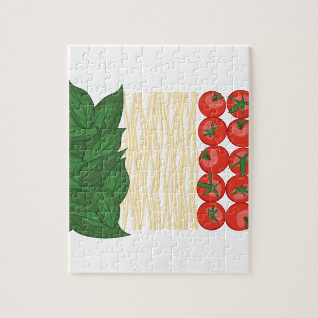 Italiensk mat pussel (Vertikal)