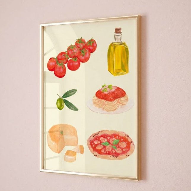 Italiensk matkonstaffisch poster (Skapare uppladdad)