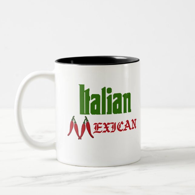 Italiensk mexicansk kaffemugg (Vänster)