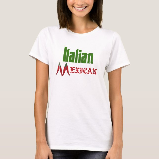 Italiensk mexicansk T-tröja T-shirt (Framsida)