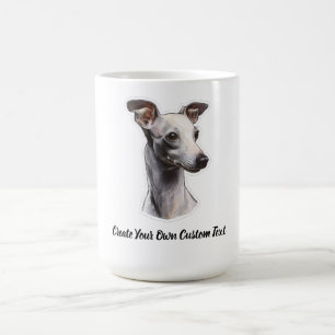Italiensk Mops Hund Skapa Din Egen Anpassad Text Kaffemugg
