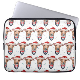 Italiensk Mops Hundras Jul Laptop Fodral