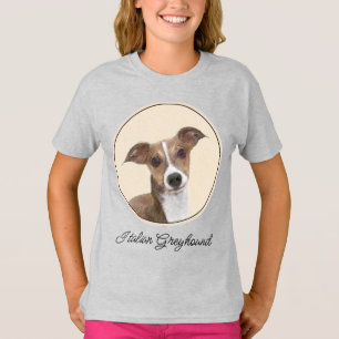 Italiensk Mops-målning - Söt Originell Hundkonst T Shirt