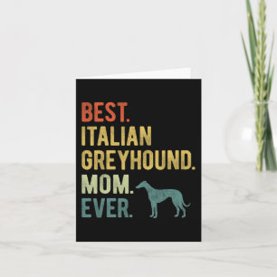 Italiensk Mops Momma Alltid Hundälskare Mors Dag Kort