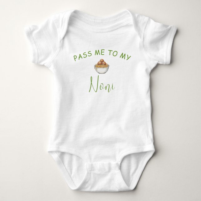 Italiensk Noni Baby Tröja (Framsida)