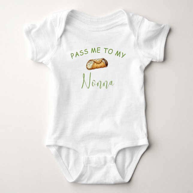 Italiensk Nonna Baby Tröja (Framsida)