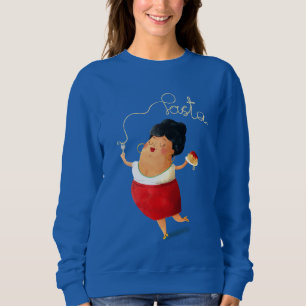 Italiensk pastadam tee shirt