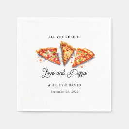 Italiensk Pizza | Förlovningsfest  Pappersservett