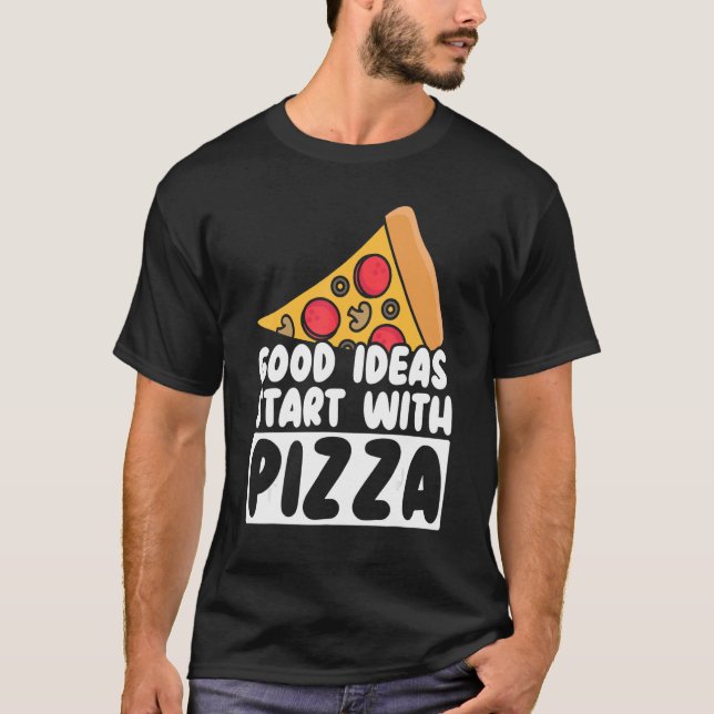 Italiensk pizza t shirt (Framsida)