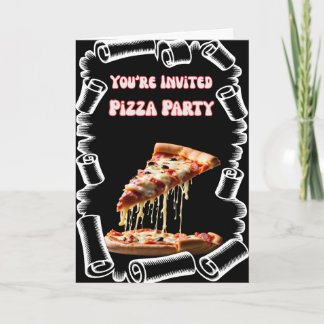Italiensk Pizzafest Natt Helgkort