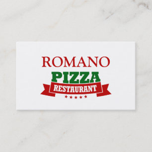 Italiensk Pizzarestaurang Visitkort