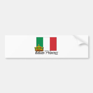 Italiensk Princess Bildekal