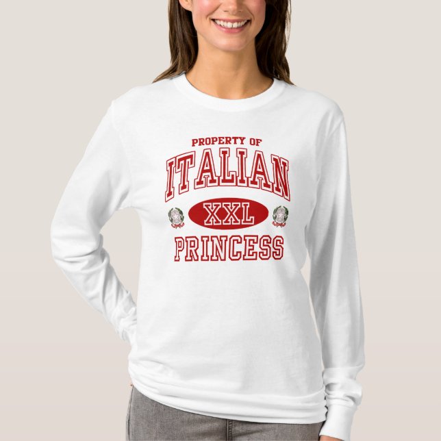 Italiensk Princess Tee (Framsida)