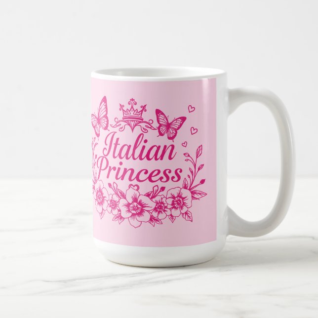 Italiensk prinsessa  kaffemugg (Höger)