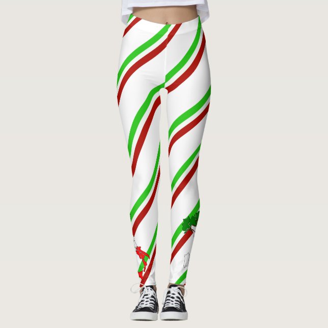 Italiensk randflagga leggings (Framsida)