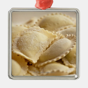 italiensk ravioli julgransprydnad metall