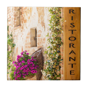 Italiensk restaurang kakelplatta