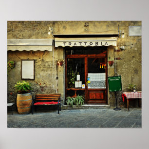 Italiensk restaurang poster