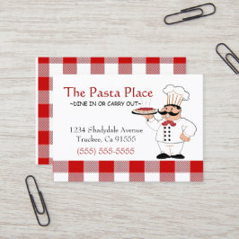 Italiensk restaurang visitkort