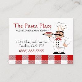 Italiensk restaurang visitkort