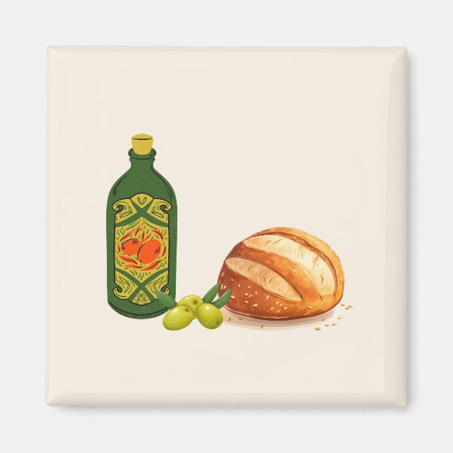 Italiensk rusticitet magnet (Framsidan)