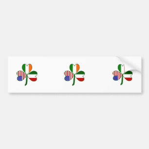 Italiensk Shamrock Bildekal