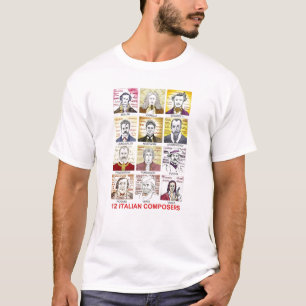 Italiensk skjorta för kompositörer T Shirt