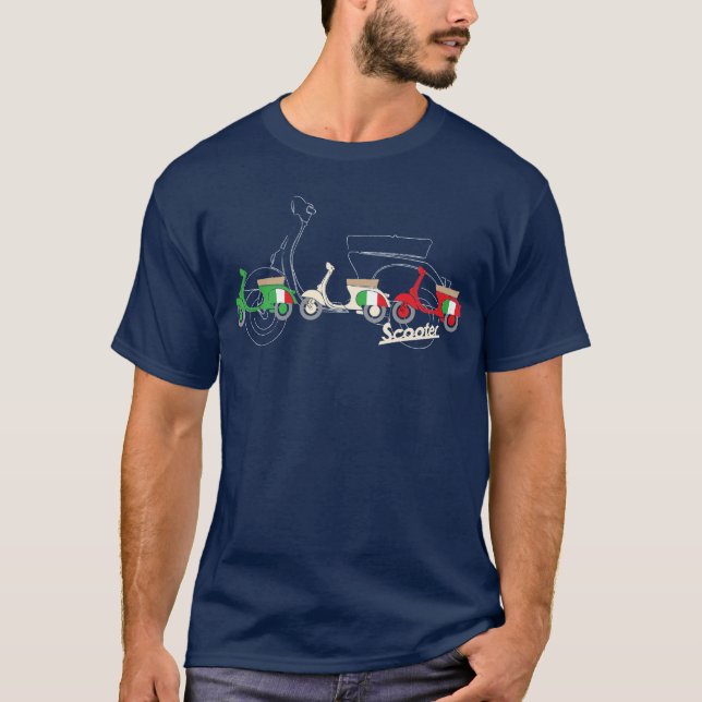 Italiensk skjorta för sparkcykel T T Shirt (Framsida)