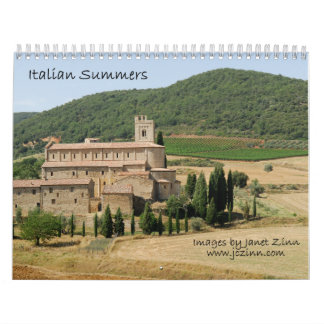 Italiensk sommarkalender kalender