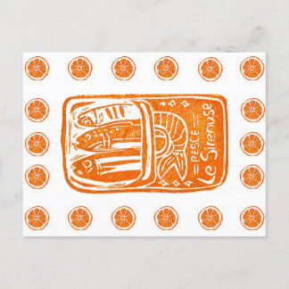 Italiensk sommarLinocut-design - Sardinien Vykort