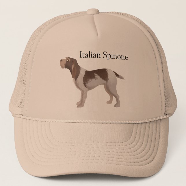 Italiensk Spinone brun roan hatt Keps (Framsida)