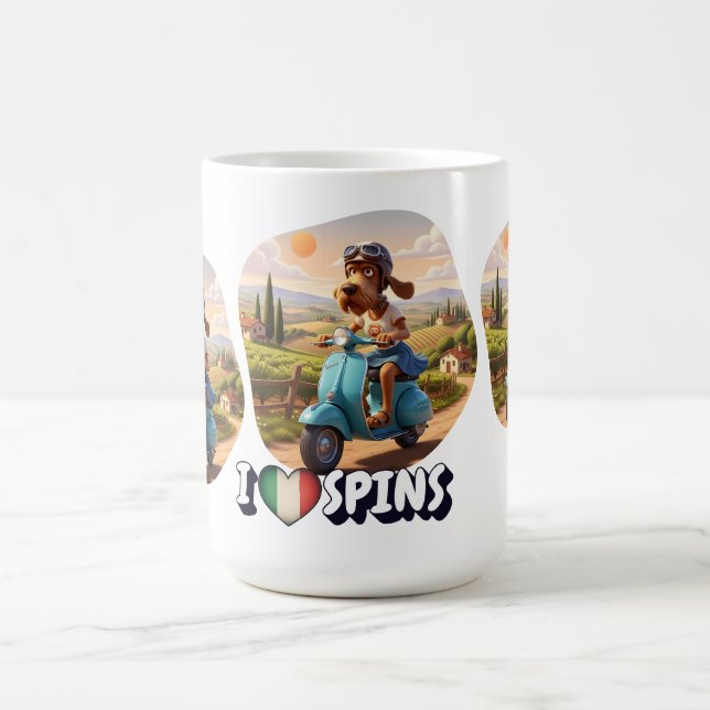Italiensk Spinone cool Kaffemugg (Center)