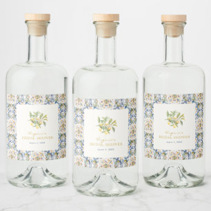 Italiensk spritlabel spritflaskor etikett